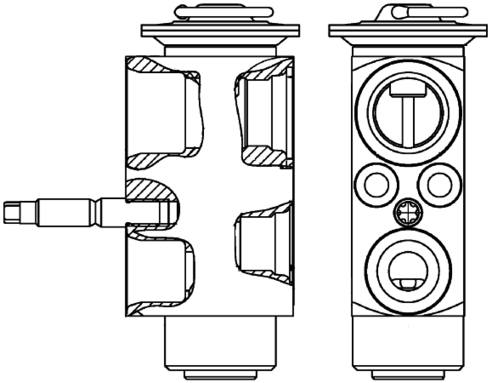 BMW Mini A/C Expansion Valve 351239601 - Behr Hella Service